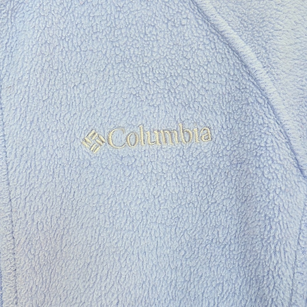 HOST PICK!! Columbia youth 10/12 periwinkle-purple polar fleece zipped j… - Picture 3 of 7